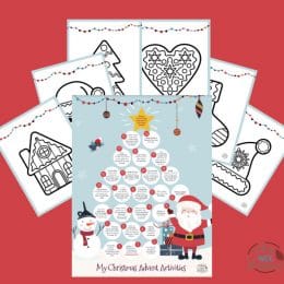 Family Advent Activity Calendar. #freeadventcalendar #adventcalendarforkids #adventactivity #freehomeschooldeals #fhdhomeschoolers