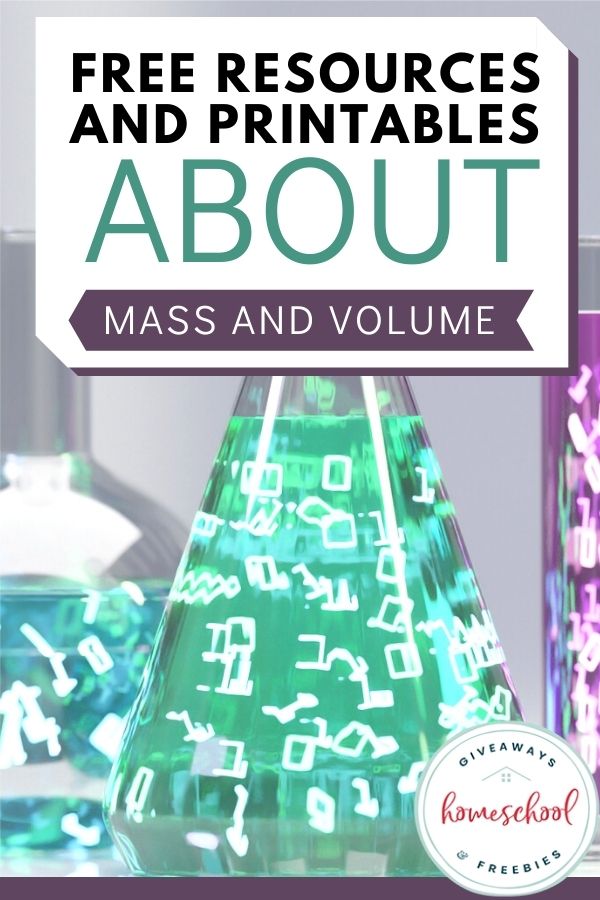 Mass and Volume Homeschool Resources. #physicsforkids #massworksheets #volumeworksheets #freehomeschooldeals #fhdhomeschoolers