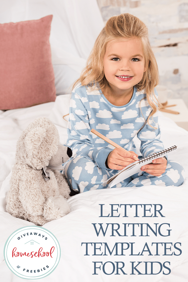 Letter Writing Resources for Children. #letterwritingforkids #kidslettertemplates #penpalideasforkids #freehomeschooldeals #fhdhomeschoolers