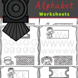 Christmas Alphabet FREE Worksheets