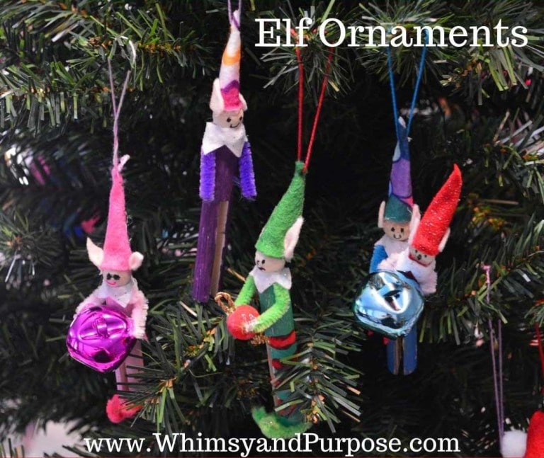 Elf Christmas Ornament Craft. #christmascrafts #elfcraft #diychristmasnornaments #freehomeschooldeals #fhdhomeschoolers