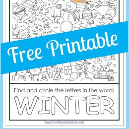 Winter Letter Search Activity. #winterworksheets #freeletterworksheets #lettersearchactivity #freehomeschooldeals #fhdhomeschoolers