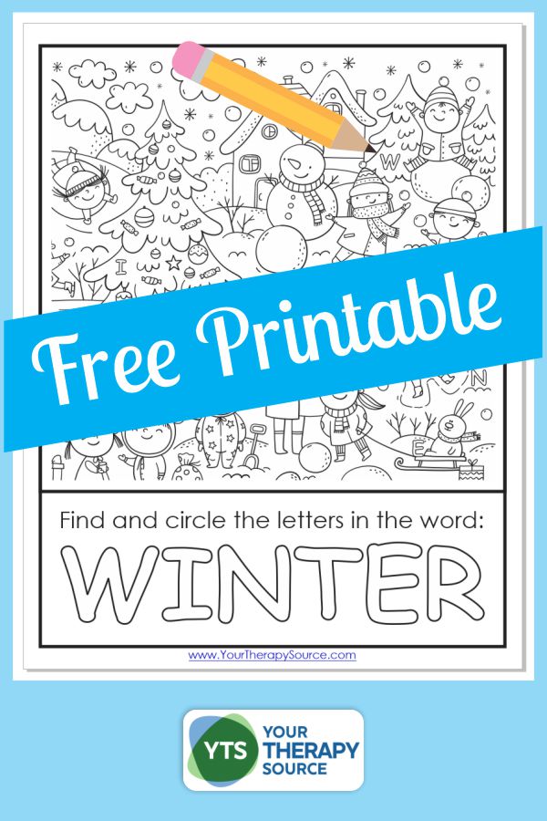 Winter Letter Search Activity. #winterworksheets #freeletterworksheets #lettersearchactivity #freehomeschooldeals #fhdhomeschoolers