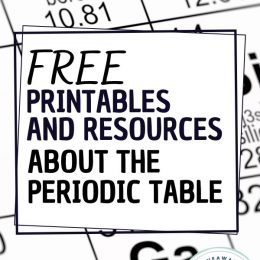 Periodic Table Learning Resources. #chemistryforkids #periodictableprintables #learntheperodictable #freehomeschooldeals #fhdhomeschoolers