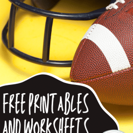 Learning Resources for Football Fans. #footballworksheets #footballcrafts #footballforkids #freehomeschooldeals #fhdhomeschoolers