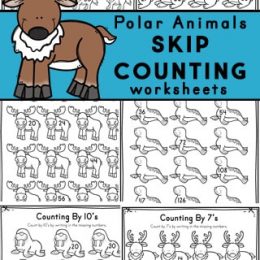 Skip Counting Practice Worksheets. #skipcountingworksheets #skipcountingpractice #freemathworksheets #freehomeschooldeals #fhdhomeschoolers