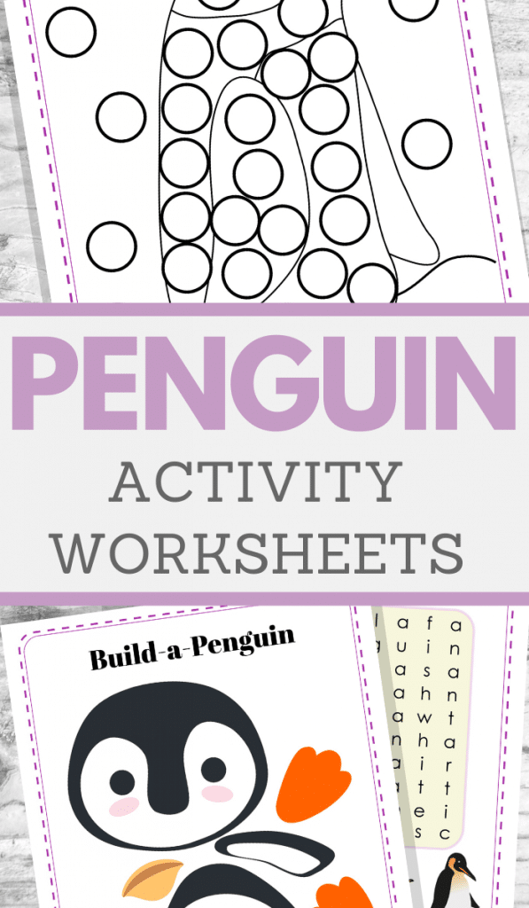 Free Penguin Activity Pages. #penguinworksheets #freewinterworksheets #penguinuitstudy #freehomeschooldeals #fhdhomeschoolers