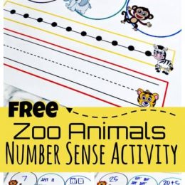 Number Sense Preschool Activity. #preschoolmathworksheet #preschoolnumbersense #preschoolnumberpractice #freehomeschooldeals #fhdhomeschoolers