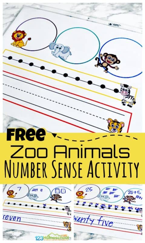 Number Sense Preschool Activity. #preschoolmathworksheet #preschoolnumbersense #preschoolnumberpractice #freehomeschooldeals #fhdhomeschoolers