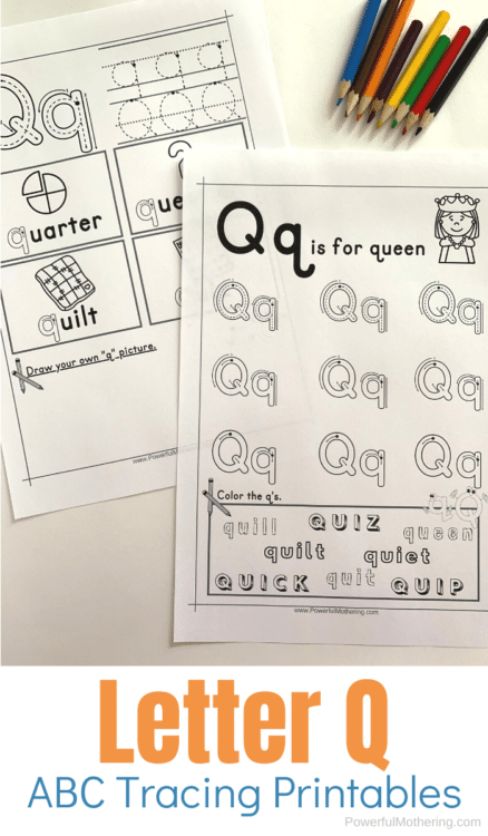 FREE Letter Q Tracing Worksheets. #freehomeschooldeals #fhdhomeschoolers #tracingworksheets #letterQtracingpage #letterQtracing #alphabetletterworksheets