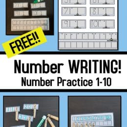 Free Number Writing Worksheet. #freehomeschooldeals #fhdhomeschoolers #numberwritingworksheets #numberwriting #numberworksheets #numberwritingprintables
