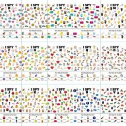 Free Alphabet I-Spy Activities. #ispyalphabetgame #ispyworksheets #preschoolispy #freehomeschooldeals #fhdhomeschoolers