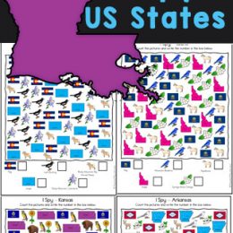 FREE US I-Spy Worksheets. #freehomeschooldeals #fhdhomeschoolers #ispyworksheets #USispyworksheets #unitedstatesworksheets #USworksheets #ispygame