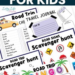 FREE Road Trip Printables. #freehomeschooldeals #fhdhomeschoolers #roadtriprintables #funroadtrips #roadtripactivities