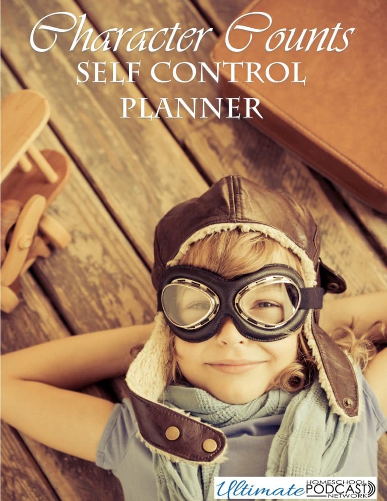 FREE Self-Control Study Planner. #freehomeschooldeals #fhdhomeschoolers #selfcontrolstudyplanner #studyplanner #charactercounts #selfcontrolplanner