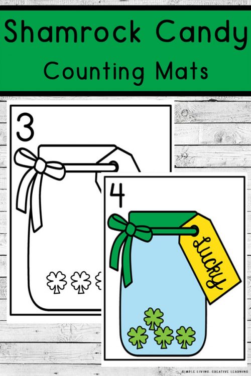 FREE Shamrock Counting Mats. #shamrockprintables #countingmats #shamrockcountingmats #countingpractice #fhdhomeschoolers #freehomeschooldeals