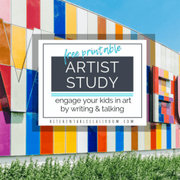 FREE Artist Report Form. #freehomeschooldeals #fhdhomescoolers #artistreportform #famousartistreport #artistreporttemplate