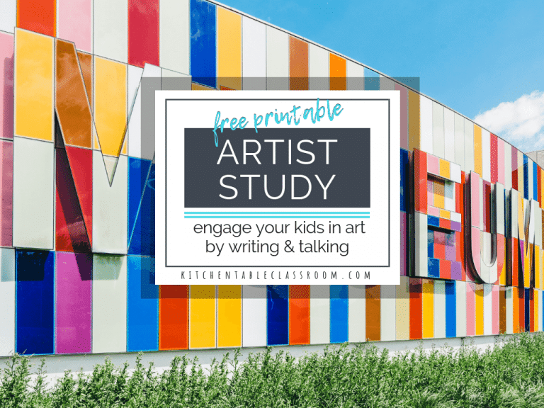FREE Artist Report Form. #freehomeschooldeals #fhdhomescoolers #artistreportform #famousartistreport #artistreporttemplate