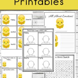 All About Emotions Printables. #freehomeschooldeals #fhdhomeschoolers #emotionsprintables #aboutemotions#emotionsresources