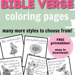 FREE Bible Verse Coloring Pages. #freehomeschooldeals #fhdhomeschoolers #bibleversecoloringpages #biblecoloringpages #bibleverseprintables