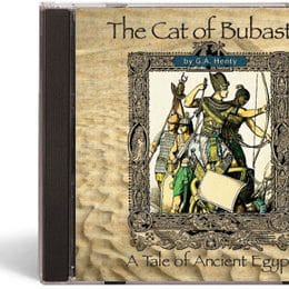 FREE Cat of Bubastes Audio Book. #freehomeschooldeals #fhdhomeschoolers #freeaudiobook #catofbubastesbook #hentyaudiobook