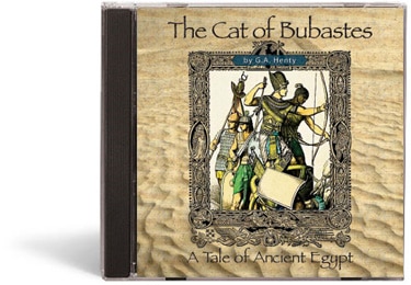 FREE Cat of Bubastes Audio Book. #freehomeschooldeals #fhdhomeschoolers #freeaudiobook #catofbubastesbook #hentyaudiobook