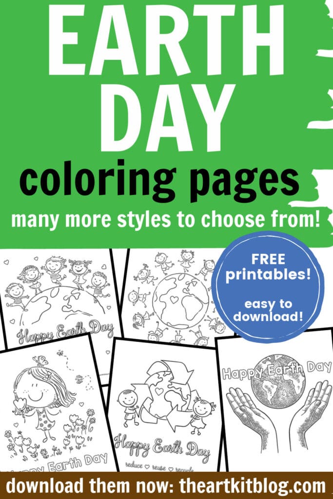 FREE Earth Day Coloring Pages. #freehomeschooldeals #fhdhomeschoolers #earthcoloring #earthdaycoloringpages #coloringpages #earthdayresources
