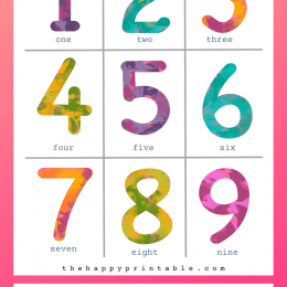 Free printable number flashcards. #freehomeschooldeals #fhdhomeschoolers #numberflashcards #number1to100flashcards #numbercards