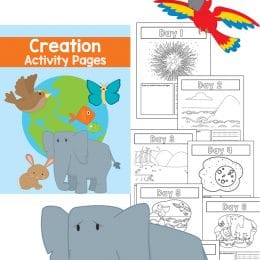 FREE Days of Creation Color Printables. #freehomeschooldeals #fhdhomeschoolers #creationprintables #7daysofcreartion #colornumberprintables