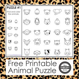 FREE Animal I-Spy Activity. #freehomeschooldeals #fhdhomeschoolers #animalispy #ispyanimalactivity #ispyactivity