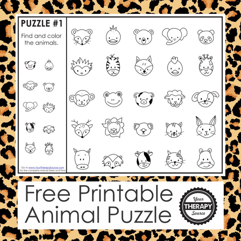 FREE Animal I-Spy Activity. #freehomeschooldeals #fhdhomeschoolers #animalispy #ispyanimalactivity #ispyactivity