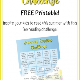 FREE Summer Reading Challenge Printable. #freehomeschooldeals #fhdhomeschoolers #summerreadingchallenge #readingchallenge #kidssummerreading