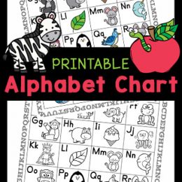 FREE Printable Alphabet Chart. #freehomeschooldeals #fhdhomeschoolers #alphabetcharts #alphabetcardprintables #alphabetprintables