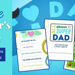 Father's Day Printables for Kids. #freehomeschooldeals #fhdhomeschoolers #freefathersdayprintables #fathersdayforkids #celebratefathersday