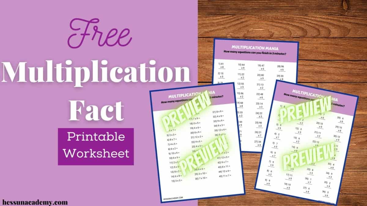 simple multiplication practice worksheets free homeschool deals c