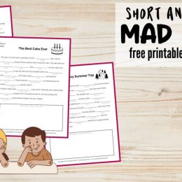 Free Easy and Short Mad Libs. #freehomeschooldeals #fhdhomeschoolers #easymadlibs #madlibs #brainbreaks #shortmadlibs