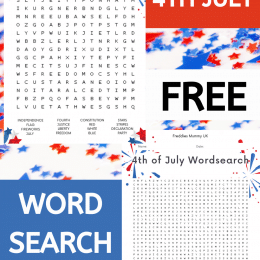 4th of July Word Search for Older Kids. #freehomeschooldeals #fhdhomeschoolers #fourthofjulywordsearch #4thofjulywordsearch