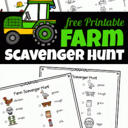 Farm Scavenger Hunt Activity. #freehomeschooldeals #fhdhomeschoolers #learningaboutfarms #freescavengerhunt #farmscavengerhunt