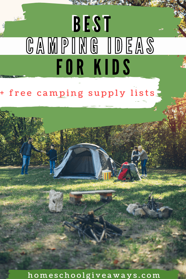 Free Camping Printables for Kids. #freehomeschooldeals #fhdhomeschoolers #freecampingprintables #freecampingactivities #campingpagesforkids
