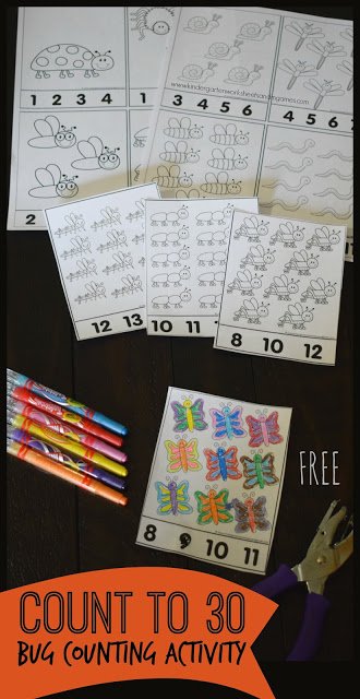 Bug Counting Activity Sheets. #freehomeschooldeals #fhdhomeschoolers #learningtocount #preschoolcountingworksheets #bugworksheets
