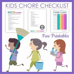 Free Chore Chart and Checklist. #freehomeschooldeals #fhdhomeschoolers #chorechartforkids #freechorechart #printablechorechart