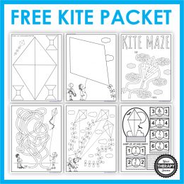 Kite Color and Activity Pages. #freehomeschooldeals #fhdhomeschoolers #kitecoloringpages #learningaboutkites #kiteactivities