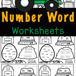 Farm Number Word Activity. #freehomeschooldeals #fhdhomeschoolers #learningaboutnumberwords #numberwordactivity #freenumberwordworksheets