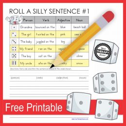 Silly Sentence Writing Activity. #freehomeschooldeals #fhdhomeschoolers #learningtowritesentences #writesillysentences #sentencewritingactivity