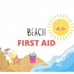 Free Beach First Aid Checklist. #freehomeschooldeals #fhdhomeschoolers #beachfirstaid #beachfirstaidchecklist #beachchecklist