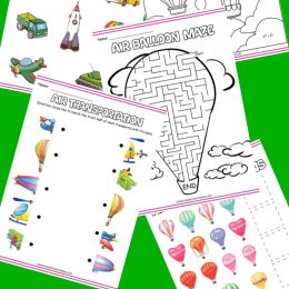 Free Air Transportation Worksheets. #freehomeschooldeals #fhdhomeschoolers #studyingairtransportation #airtransportationworksheets #airtransportationactivities