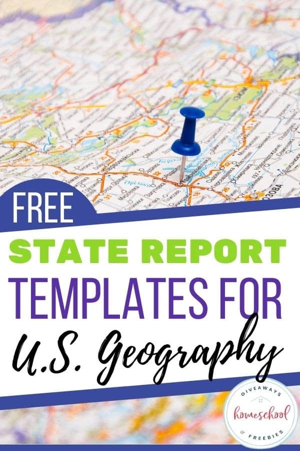 State Report Resources and Printables. #freehomeschooldeals #fhdhomeschoolers #studyingthestates #statereportpages #statereporttemplates