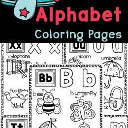 Alphabet Coloring Activity Sheets. #freehomeschooldeals #fhdhomeschoolers #alphabetcoloringpages #learningthealphabet #alphabetactivities