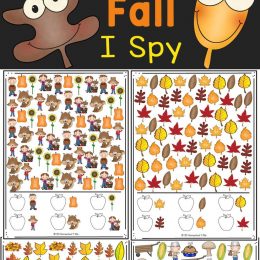 Fall I-Spy Activity Pages. #freehomeschooldeals #fhdhomeschoolers #ispyworksheets #fallworksheets #fallispypages