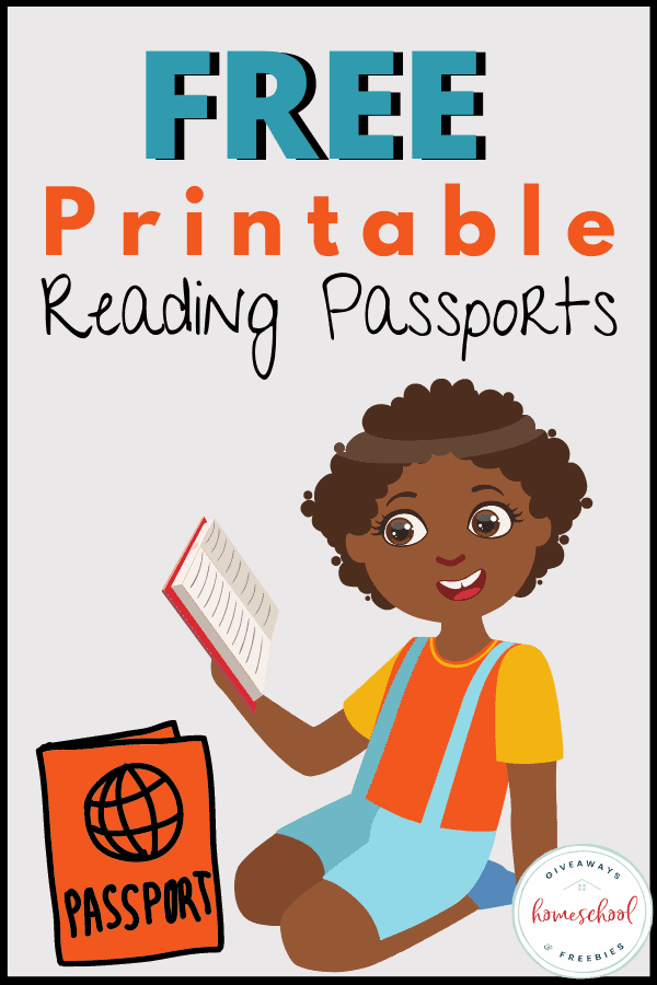 Free Reading Passports for Kids. #freehomeschooldeals #fhdhomeschoolers #freereadingpassports #readingpassportsforkids #encouragingreaders